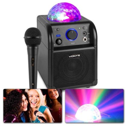 Vonyx Retourdeal - Vonyx SBS50B Karaokeset met microfoon, Bluetooth en