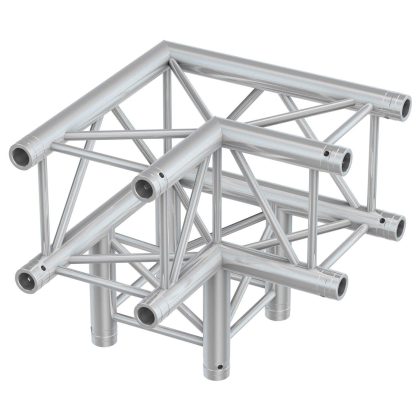 BeamZ Professional BeamZ Truss P30-C30 vierkante truss 90° 3-weg hoek