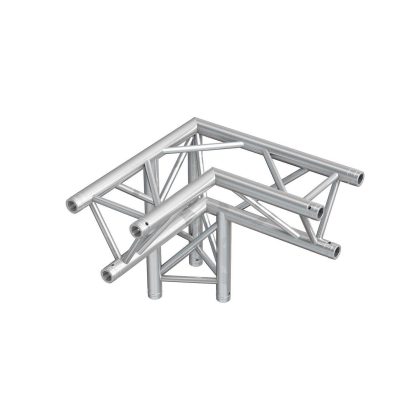 BeamZ Professional BeamZ Truss P33-C34 driehoek truss 90° 3-weg hoek - Apex down left