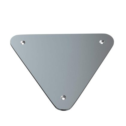 BeamZ Professional BeamZ Truss P33 driehoek truss baseplate - Zilver