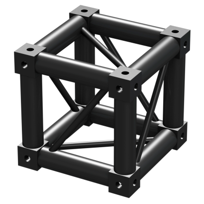 BeamZ Professional BeamZ Truss P30-MCB-BLK - 6-weg multi hoekstuk connection box