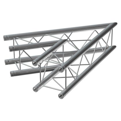 BeamZ Professional BeamZ Deco Truss P24-C19 vierkante truss 45° 2-weg hoek