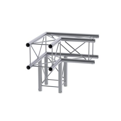 BeamZ Professional BeamZ Deco Truss P24-C30 vierkante truss 90° 3-weg hoek