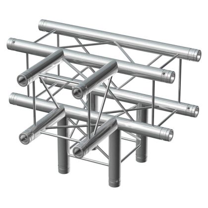 BeamZ Professional BeamZ Deco Truss P24-T42 vierkante truss T-stuk 4-weg