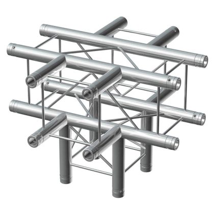 BeamZ Professional BeamZ Deco Truss P24-C55 vierkante truss kruis 5-weg