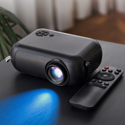 MikaMax Smart Mini Projector - Mini Beamer met Wi-Fi, HDMI en Speaker