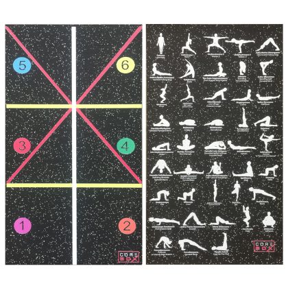 COREBOX TRAINING Core Box Mat Duo 66x125 cm