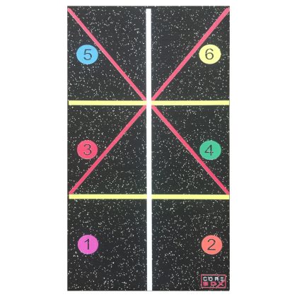 COREBOX TRAINING Core Box Mat Lines 66x125 cm