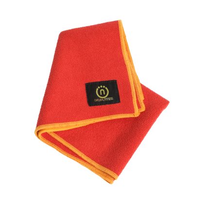 LIFELINE Yoga handdoek (hand) rood/geel