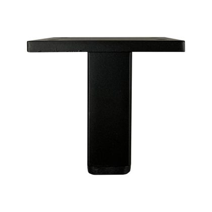 Furniture Legs Europe Stalen meubelpoot zwart rechthoek 2 bij 5 cm en hoogte 6 cm (2 x 5 cm)