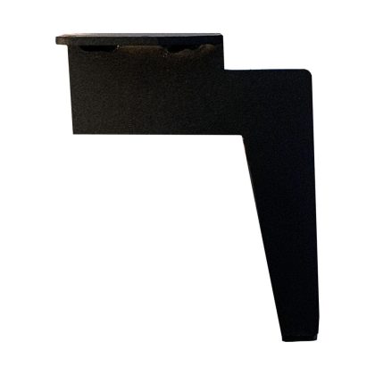 Furniture Legs Europe Massief stalen meubelpoot zwart design 14 bij 1 cm en hoogte 18 cm