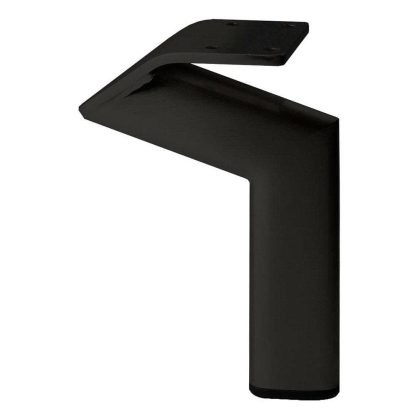 Furniture Legs Europe Stalen meubelpoot zwart design 11,5 bij 2 cm en hoogte 16 cm