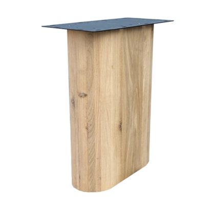 Furniture Legs Europe Wang eiken hout 50 bij 21 cm en hoogte 73,5cm - 2 stuks