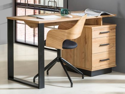 Mobistoxx Bureau LAVIDA 135 cm artisan eik