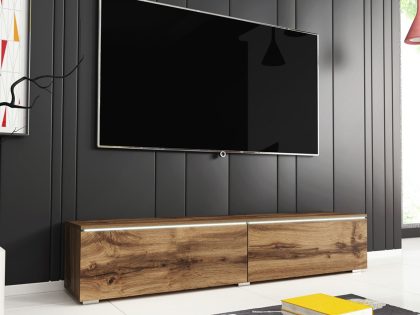 Mobistoxx TV-meubel DUBAI 2 klapdeuren 140 cm eik wotan