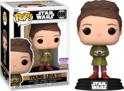 Funko Star Wars Obi-Wan Kenobi Funko Pop Vinyl: Young Leia with Lola (Convention Limited Edition)