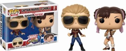 Funko Marvel vs Capcom Infinite Funko Pop Vinyl: Captain Marvel vs Chun-Li Double Pack