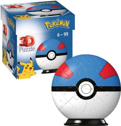 Ravensburger Pokemon 3D Puzzle - Great Ball (55 pc)