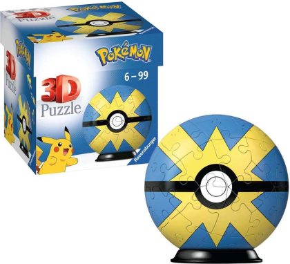 Ravensburger Pokemon 3D Puzzle - Quick Ball (55 pc)
