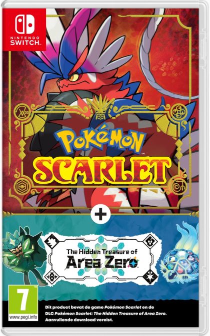 Nintendo Pokemon Scarlet + The Hidden Treasure of Area Zero DLC