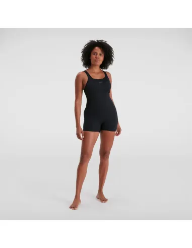 Speedo Eco+ Legsuit Badpak (zwart) Zwart 44