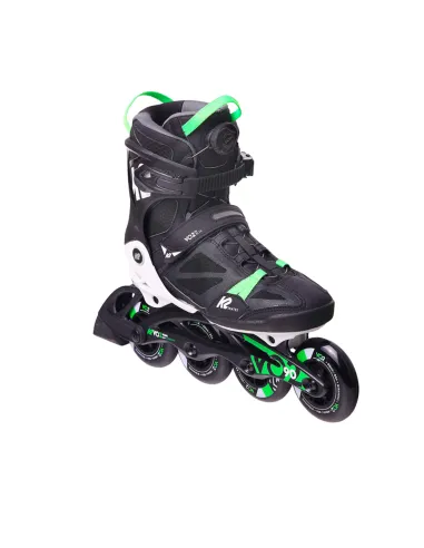 K2 Vo2 90 Boa Inline Skate 09.5 / 42.5 Zwart / Groen
