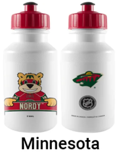 Nhl Mascotte Bidon 500ml (diverse Teams) Minnesota