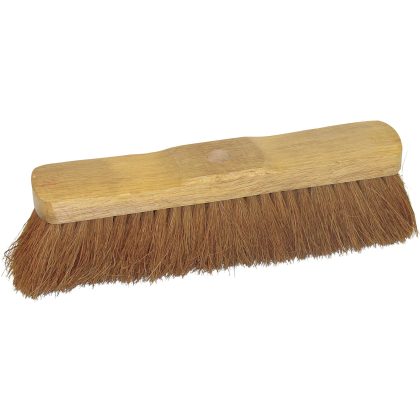 BETRA Bezemkop binnen - bruin - FSC hout/kokos - 33 cm