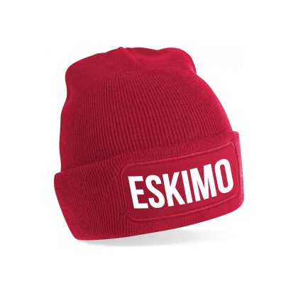 Bellatio Decorations Eskimo muts unisex one size - rood