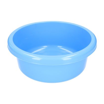 Merkloos Rond afwasteiltje / afwasbak blauw 6,2 liter