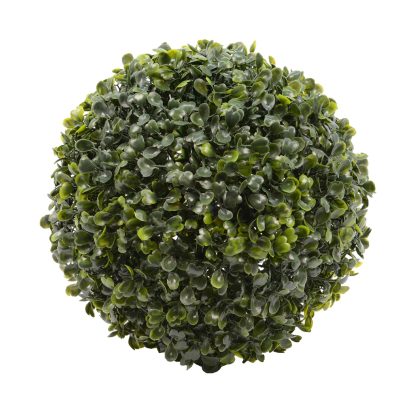 Everlands Buxus bol kunstplant - klein - D22 cm - groen - kunststof