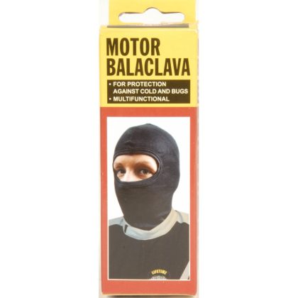 Merkloos Motorhelm bivakmuts zwart