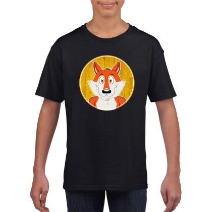 Bellatio Decorations T-shirt vos zwart kinderen