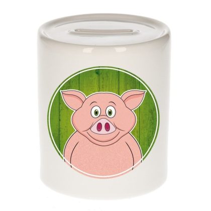 Bellatio Decorations Varkens spaarpot voor kinderen 9 cm - Action products