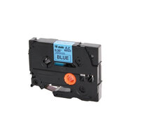Brother Huismerk Brother TZe-541 Labeltape 18mm Zwart op Blauw