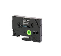Brother Huismerk Brother TZe-345 Labeltape 18mm Wit op Zwart