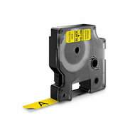 Dymo Huismerk DYMO D1 45018/S0720580 Labeltape 12mm Zwart op Geel