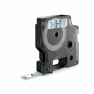 Dymo Huismerk DYMO D1 40910/S0720670 Labeltape 9mm Zwart op Transparant