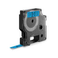 Dymo Huismerk DYMO D1 40916/S0720710 Labeltape 9mm Zwart op Blauw