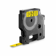 Dymo Huismerk DYMO D1 40918/S0720730 Labeltape 9mm Zwart op Geel