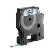 Dymo Huismerk DYMO D1 43610/S0720770 Labeltape 6mm Zwart op Transparant