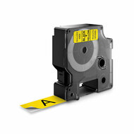 Dymo Huismerk DYMO D1 45808/S0720880 Labeltape 19mm Zwart op Geel