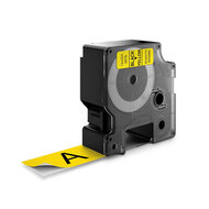 Dymo Huismerk DYMO D1 53718/S0720980 Labeltape 24mm Zwart op Geel