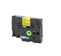 Brother Huismerk Brother TZe-641 Labeltape 18mm Zwart op Geel