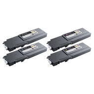 Dell Huismerk Dell 3760/3765 (593-11119/593-11122) Toners Multipack (zwart + 3 kleuren)