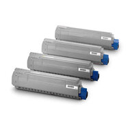 OKI Huismerk OKI C5850/C5950 (43865721-43865724) Toners Multipack (zwart + 3 kleuren)