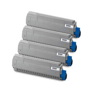 OKI Huismerk OKI C5650 /C5750 (43865708-43872307) Toners Multipack (zwart + 3 kleuren)