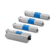 OKI Huismerk OKI C532/MC563 (46490605-46490608) Toners Multipack (zwart + 3 kleuren)