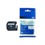 Brother Huismerk Brother M-K121 Labeltape 9mm Zwart op Transparant