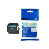 Brother Huismerk Brother M-K531 Labeltape 12mm Zwart op Blauw